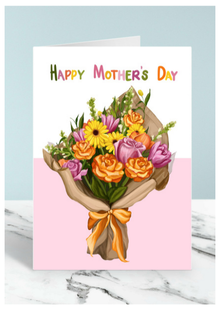 Mum Floral Card
