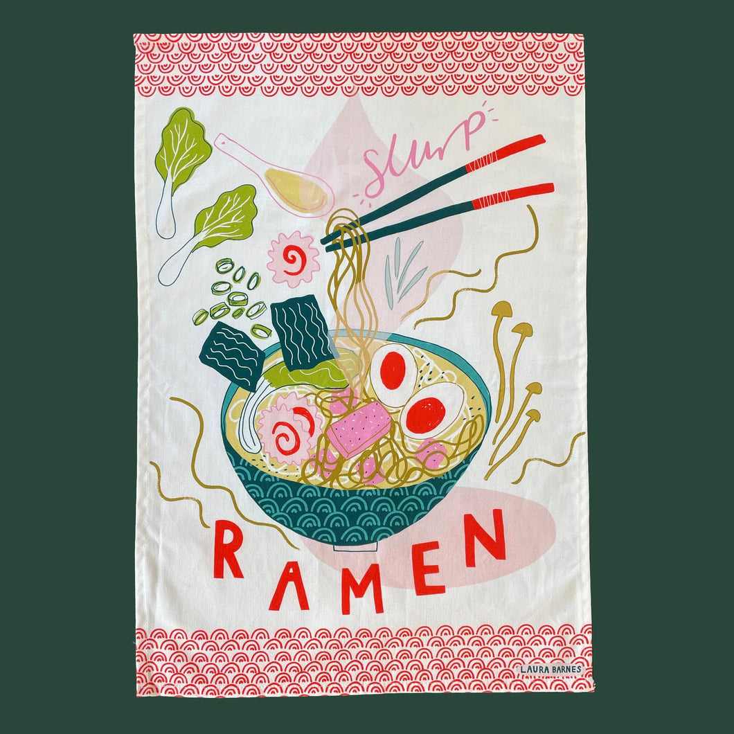 Ramen Cotton Tea Towel